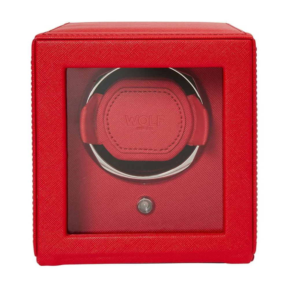 Wolf Cub Single Watch Winder with Cover