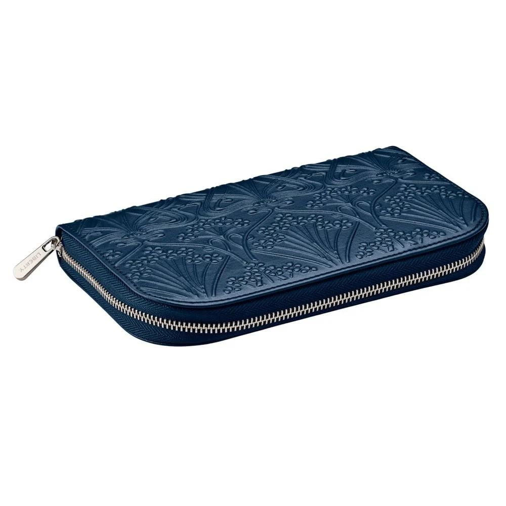 WOLF X LIBERTY All Over Ianthe Travel Jewelry Portfolio - Navy - Image 2