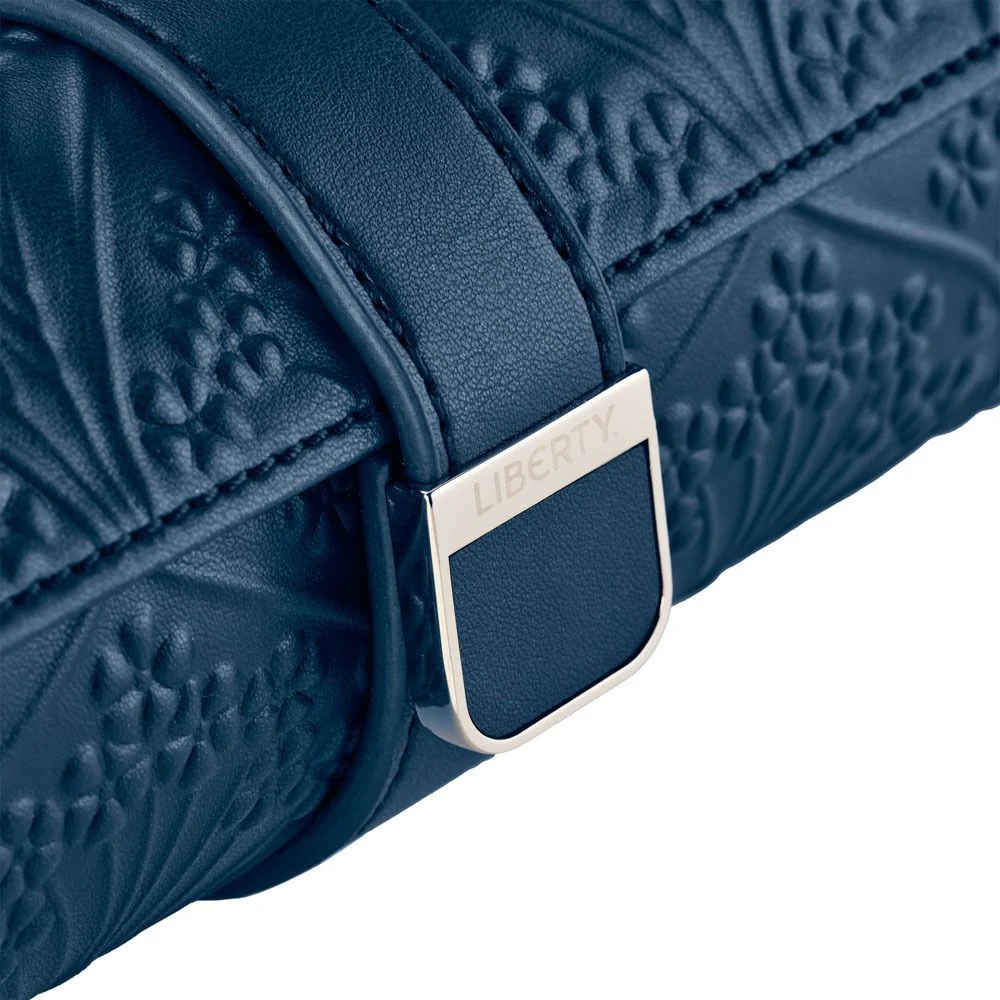 WOLF X LIBERTY All Over Ianthe Triple Watch Roll - Navy - Image 7